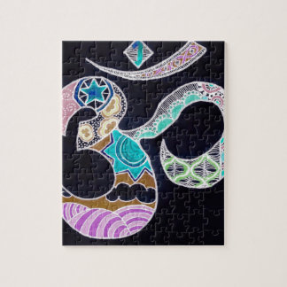 Neon Omkar Jigsaw Puzzle