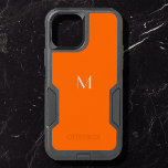 neon orange - add monogram<br><div class="desc">Otterbox case with neon orange solid colour background and white font .Simple and trendy design by Alma Wad .Personalize it with your monogram now . ____________________ Orange - the colour of the Sun - is often associated with the sign of Leo . You can consider this when choosing a gift...</div>