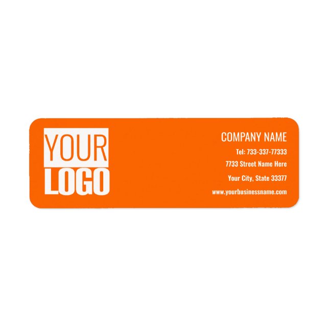  Neon  orange  - add your  logo   (Front)