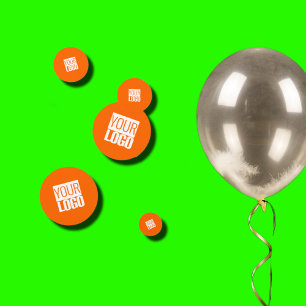 neon orange - add your  logo  confetti