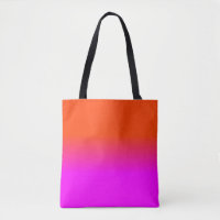 Neon Orange and Hot Pink Ombre Shade Colour Fade