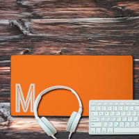 neon orange - bold monogram 