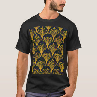 Neon Orange Peacock Scale Wallpaper. T-Shirt
