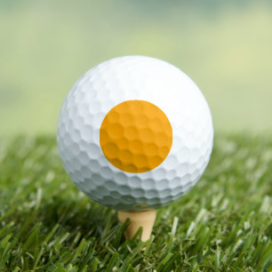 Neon Orange Solid Colour   Classic Golf Balls