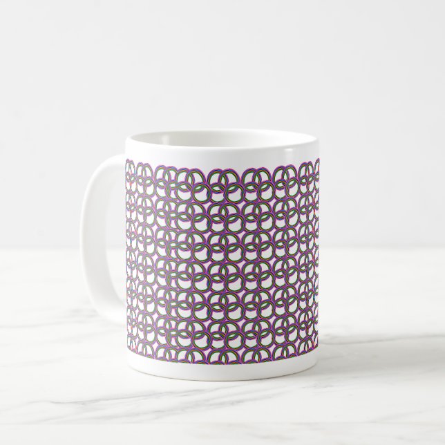 Neon Orbit Coffee Mug (Front Left)
