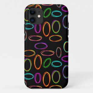 Neon Ovals  iPhone 11 Case
