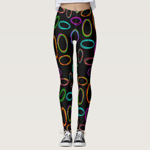 Neon Ovals  Leggings