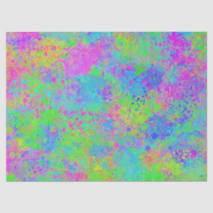 Neon Paint Tissue or Decoupage Paper