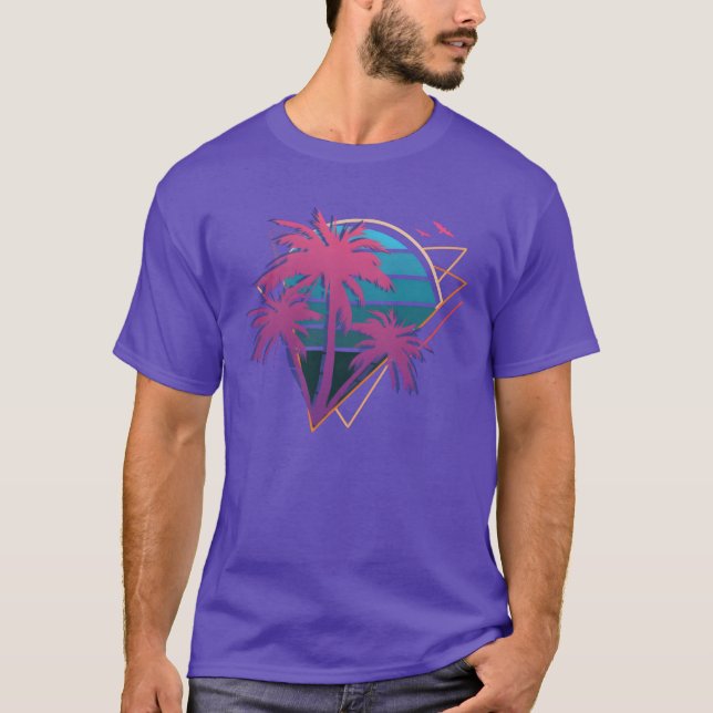 Neon Palmrees friend T-Shirt (Front)
