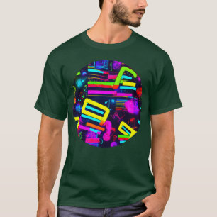 neon party vintage 80s friend T-Shirt