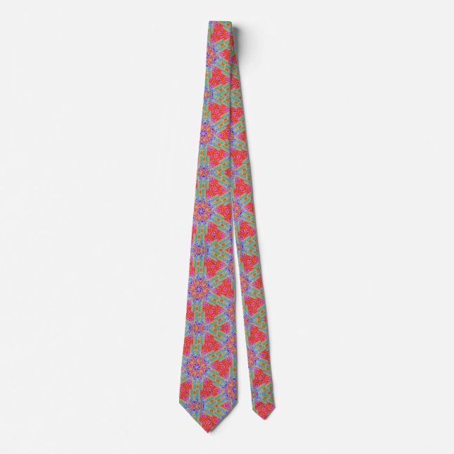 Neon Pattern Neck Tie (Front)