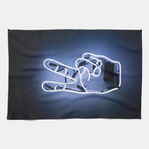 neon piece kitchen towel