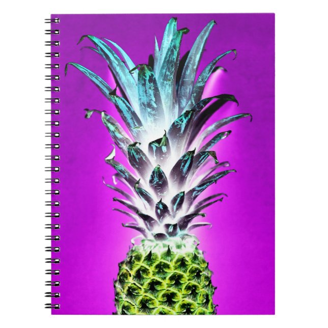 Neon pineapple notebook (Front)