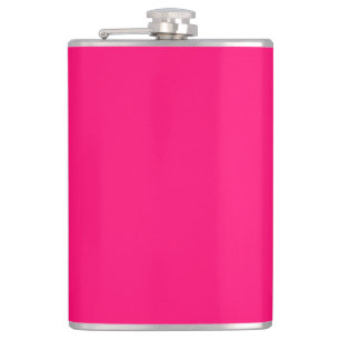 Neon Pink Custom Flask – Bold & Personalized