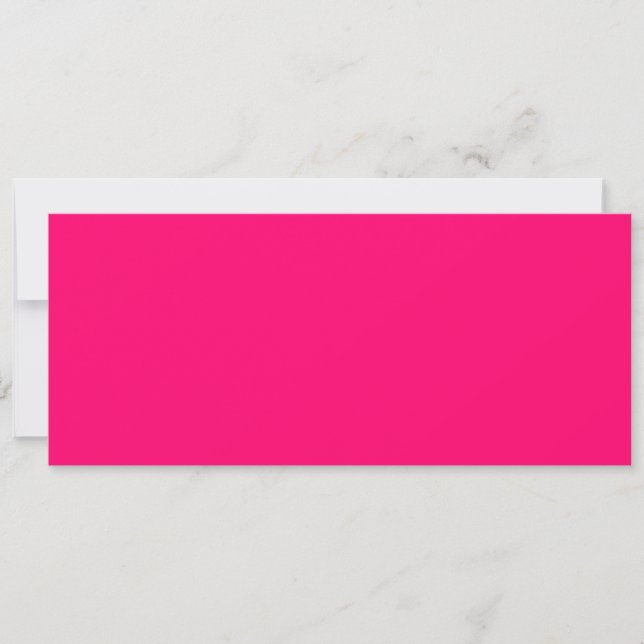 Neon Pink Custom Flat Card – Bulk Orders Ready (Front)