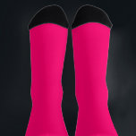 Neon Pink Custom Men's Crew Socks - Comfortable<br><div class="desc">Upgrade your sock collection with these Neon Pink Custom Men's Crew Socks, designed for style, performance, and all-day comfort. Whether for corporate branding, sports teams, event giveaways, wedding parties, or everyday wear, these socks bring a bold and modern touch to any outfit. Made from a soft, breathable fabric blend, these...</div>