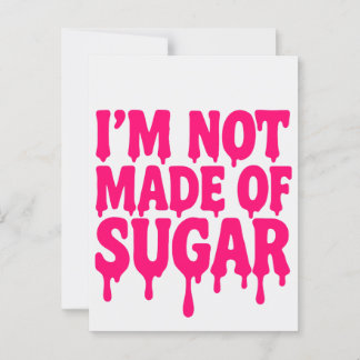 Neon Pink Drip Quote Postcard – Customizable