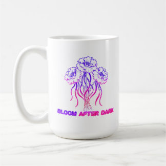Neon Pink Floral - Art Coffee Mug
