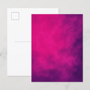 Neon Pink Gradient Invitation Postcard – Customize