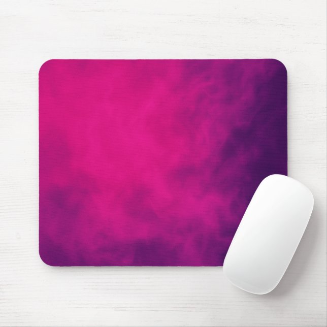 Neon Pink Gradient Mousepad – Customizable (With Mouse)