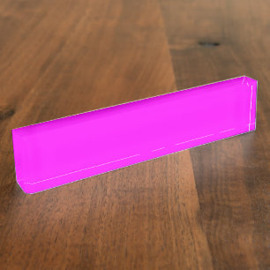 Neon pink hex code FF00FF Nameplate