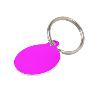 Neon pink hex code FF00FF Pet Tag