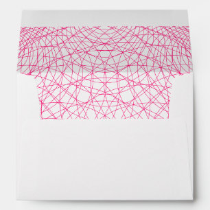 Neon Pink Lined Flap Envelope – Customizable