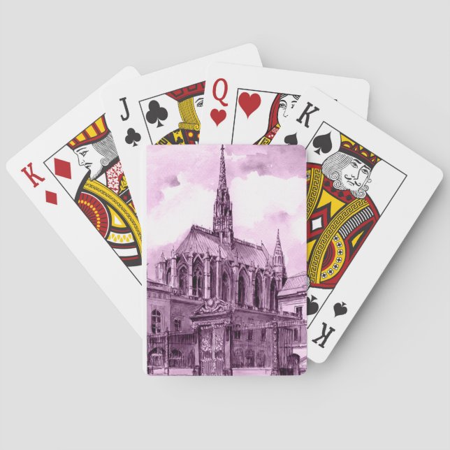 NEON PINK PLAYING CARDS (Back)