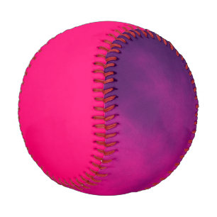 Neon Pink & Purple Gradient Baseball – Customize