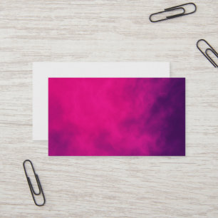 Neon Pink Smoke Business Card – Customizable