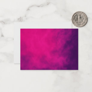 Neon Pink Smoke Flat Note Card – Customizable