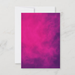 Neon Pink Smoke Response Card – Customizable