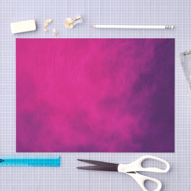 Neon Pink Smoke Tissue Paper – Customizable (Craft)