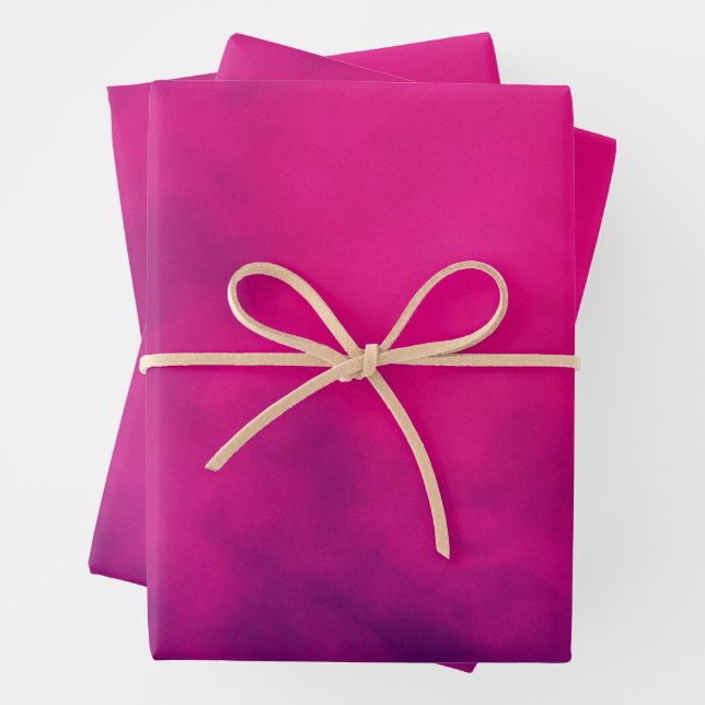 Neon Pink Smoke Wrapping Sheets Set – Customizable (In situ)