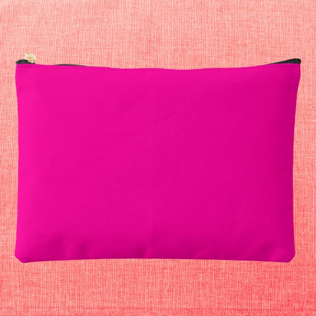 Neon Pink Solid Colour Accessory Pouch (Creator Uploaded)