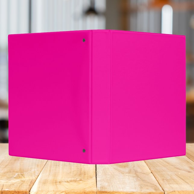 Neon Pink Solid Colour Binder (Creator Uploaded)