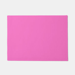 Neon Pink Solid Colour   Classic Doormat