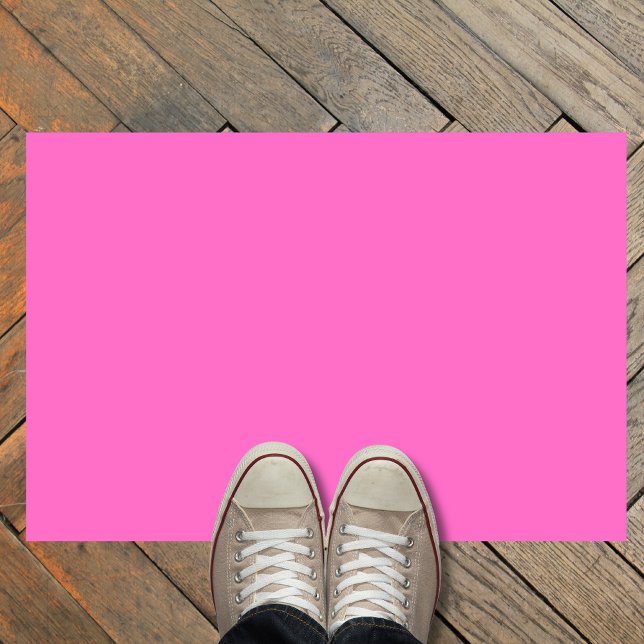 Neon Pink Solid Colour | Classic Doormat (Creator Uploaded)