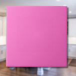 Neon Pink Solid Colour | Classic | Elegant Tile<br><div class="desc">Neon Pink Solid Colour | Classic | Elegant | Trendy | Stylish | Gift</div>