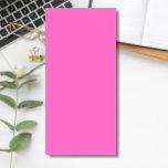 Neon Pink Solid Colour | Classic Magnetic Notepad<br><div class="desc">Neon Pink - Introducing the timeless allure of the Solid Colour Design: a captivating blend of classic form and elegant simplicity. This design is a celebration of the power and beauty found in a single, striking hue. Exuding sophistication, the solid colour design embraces the essence of minimalism, making it a...</div>