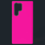 Neon Pink Solid Colour Samsung Galaxy Case<br><div class="desc">A vibrant and electrifying pink that is full of energy and excitement.Reminiscent of neon signs illuminating a bustling city nightlife or the vivid hues of tropical flowers,  this colour is bold,  playful,  and unapologetically lively.Perfect for making a striking statement.</div>