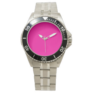 Neon Pink Solid Colour Watch