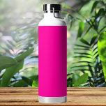 Neon Pink Solid Colour Water Bottle<br><div class="desc">Neon Pink Solid Colour</div>