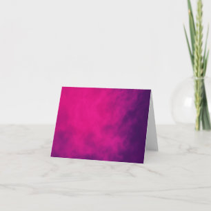 Neon Pink & Violet Thank You Card – Customizable