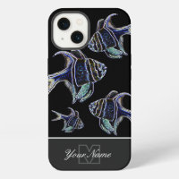Neon-Pop-Art aquarium fish with Monogram!