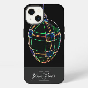 Neon-Pop-Art Happy Easter Egg with Monogram! Case- iPhone 13 Case