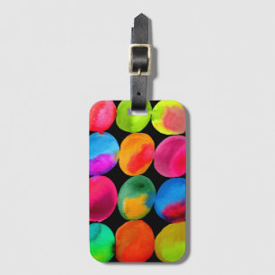Neon Pop art Luggage Tag