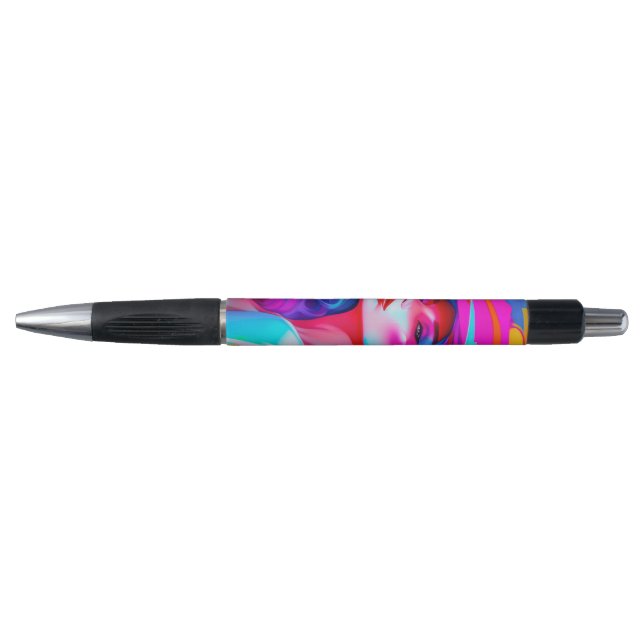 Neon Pop Art Portrait  Pen (Front)