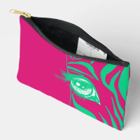 Neon Pop Art Zebra Bag