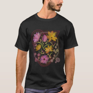Neon Postcards Neon Print Flowers T-Shirt